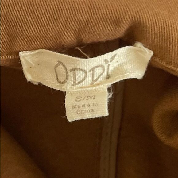 Women’s ODDY Tan Star Hooded Jacket. - Picture 7 of 8